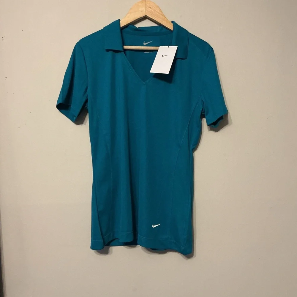 Nike Teal Short Sleeve Polo